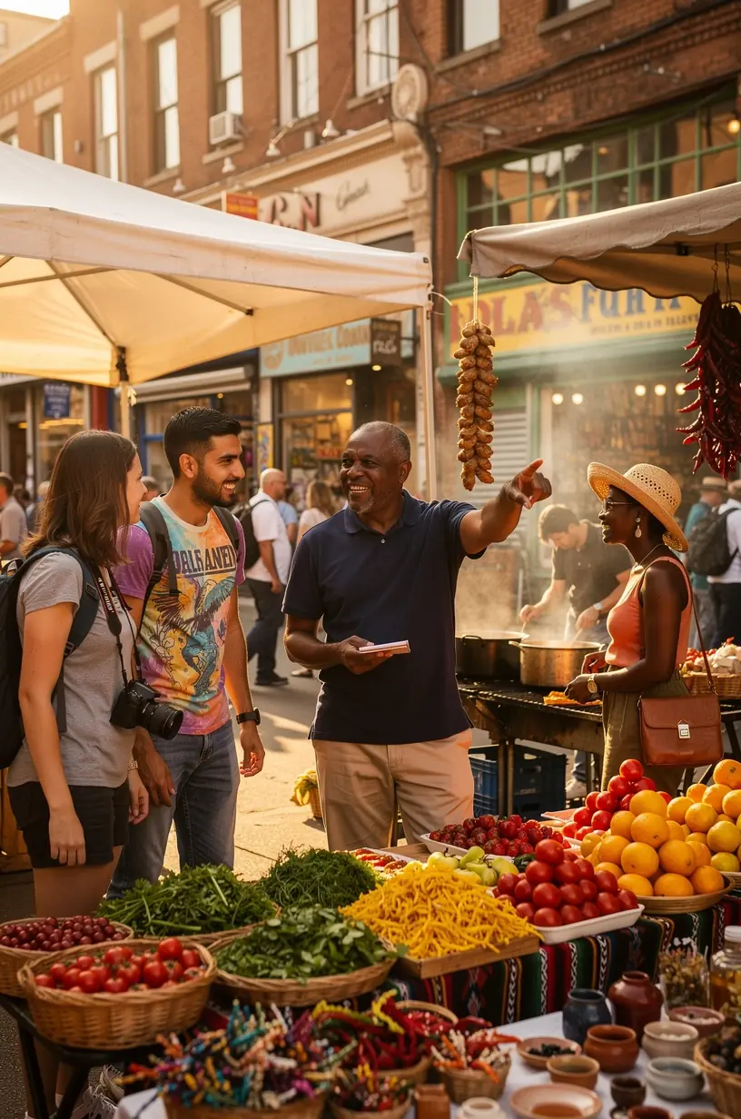 Guide discussing cultural sensitivity with travelers